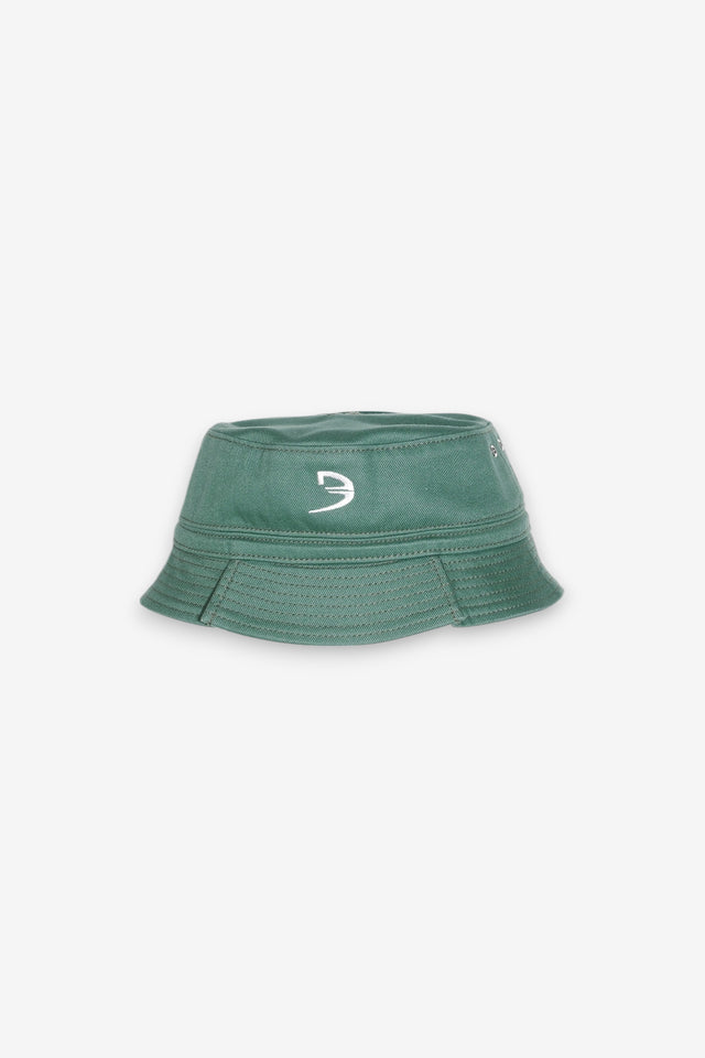 TAPERED BUCKET HAT - EVERGREEN