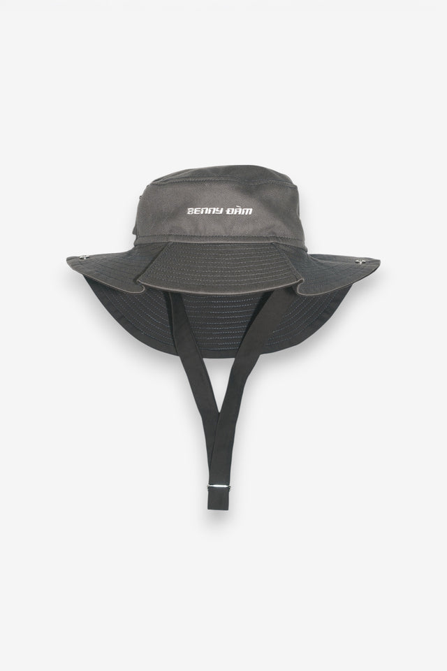 FLOPPY BUCKET HAT - GRAPHITE/ESPRESSO