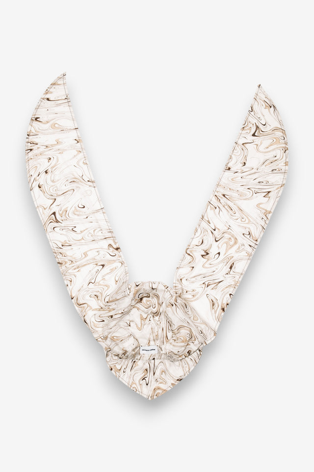 BANDANA HAT - WOOD/CREAM