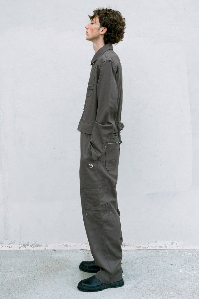 CONVERTIBLE COVERALLS - GRAPHITE