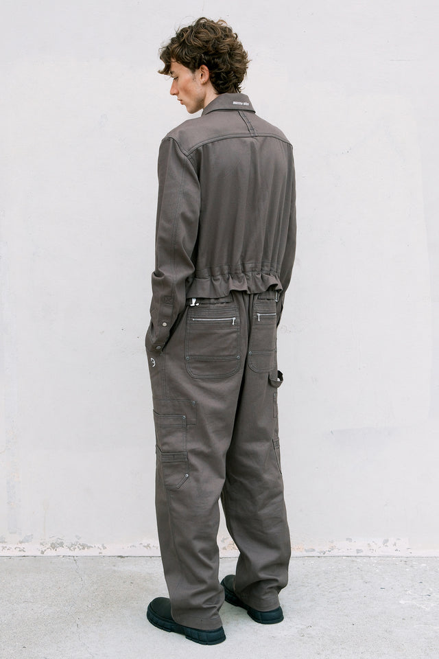 CONVERTIBLE COVERALLS - GRAPHITE